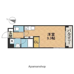ランティエ茨木大手町【3階】の間取り