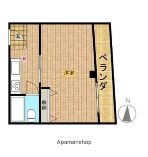 プラットホーム白川Ⅰ【2階】の間取り