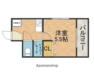 ナンノ第15号館【3階】の間取り