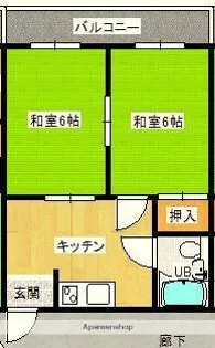 プレアール摂津鳥飼Ⅱ【2階】の間取り