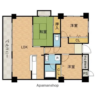 メゾンプルミエール【3階】の間取り