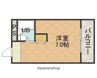 フジハイツ【3階】の間取り