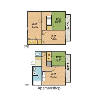 メゾンアルシュ【2階】の間取り