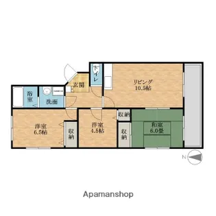 ボア・ソルテ【5階】の間取り