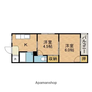 千里丘マンション【3階】の間取り