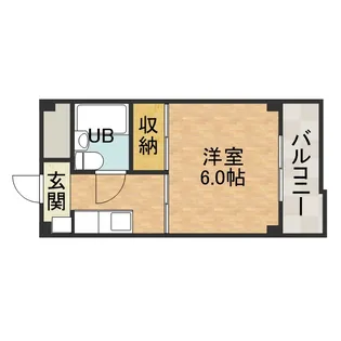 本丸ハイツ【3階】の間取り