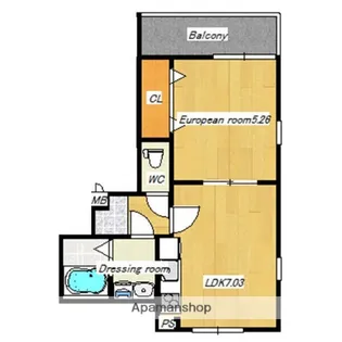 KTIレジデンス総持寺【1階】の間取り