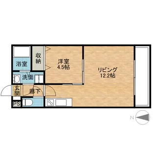 ボルベール【301号室】の間取り