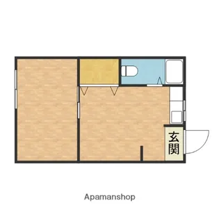 関山ビル【4階】の間取り