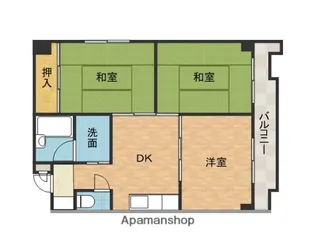 フラワー星見ハイツ【2階】の間取り