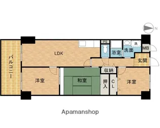旭エルフ【2階】の間取り