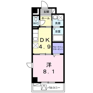 パールハイツ【2階】の間取り
