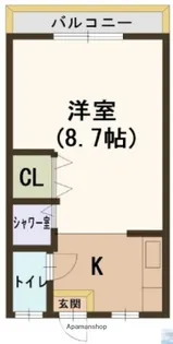 プレザント総持寺【4階】の間取り