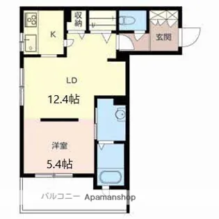 ブランエ別院【3階】の間取り