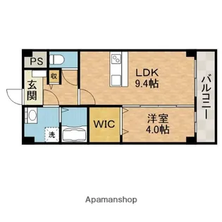 フローリッシュ茨木【1階】の間取り