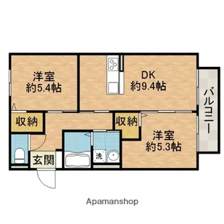 リヴェール【2階】の間取り