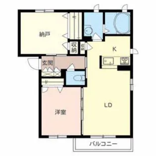 茨木市シャーメゾン上穂積【2階】の間取り