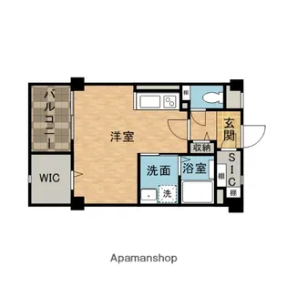 A Liberte(ア・リベルテ)【3階】の間取り