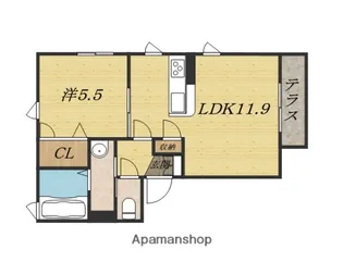 パールハウス【1階】の間取り