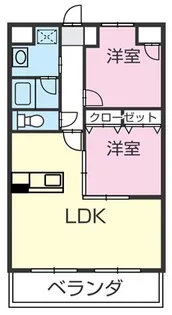 サンフォレスト【303号室】の間取り