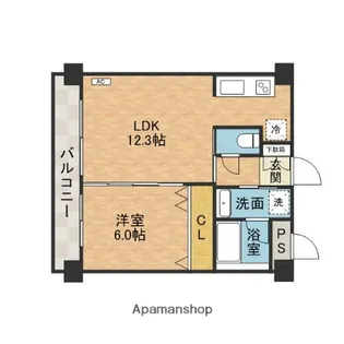 SUIRENTHERA EAST【2階】の間取り
