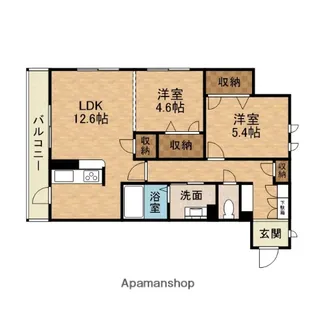 エスポワール・アイ北春日丘Ⅲ【3階】の間取り