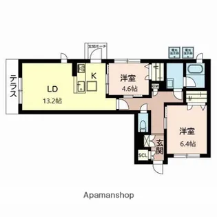 Feliseed Prugna【1階】の間取り