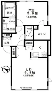 ココ・ルアナ【2階】の間取り