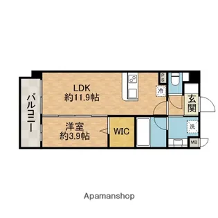Le Marche Simohozumi【5階】の間取り