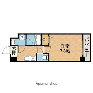 La Douceur南茨木【7階】の間取り