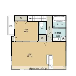 ルシアマルセ【2階】の間取り