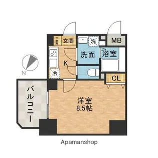 S-RESIDENCE千里丘【14階】の間取り