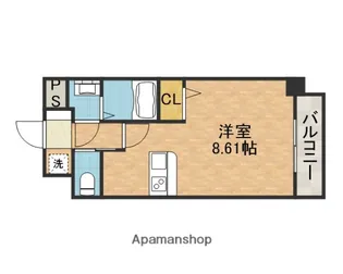 ロイス南茨木【1階】の間取り
