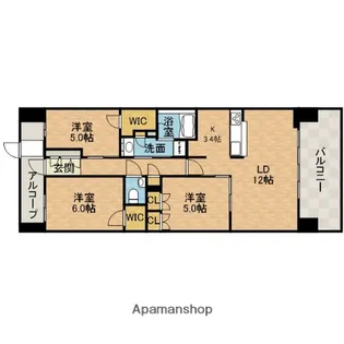 プレミスト茨木双葉町【4階】の間取り