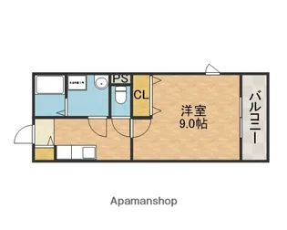 ベリッシモ春日【2階】の間取り