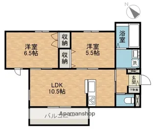 グランデ ユーカリ【2階】の間取り