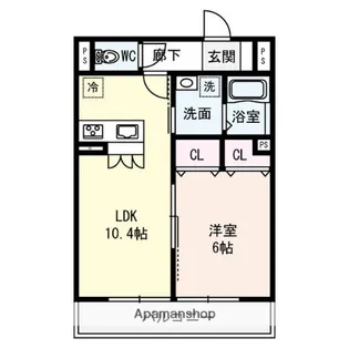 アルカディア舟木町【3階】の間取り