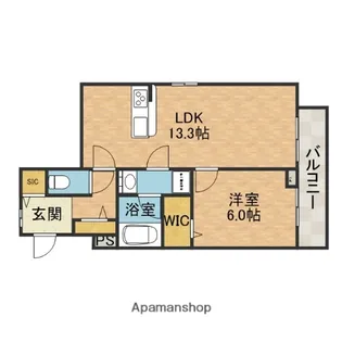 Storia茨木新庄【3階】の間取り