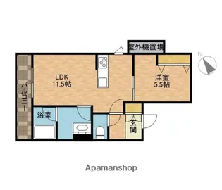 LINDEN PLACE【1階】の間取り