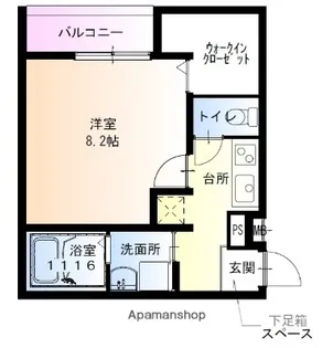 フジパレス東正雀【1階】の間取り