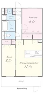 GRANCOURT千里丘【2階】の間取り