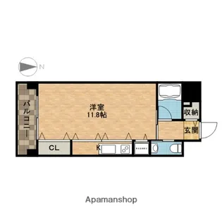 ツインリーブス【9階】の間取り