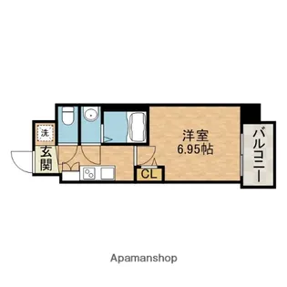 ロイス茨木奈良町【7階】の間取り