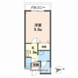 ヴェルドミールAO【2階】の間取り