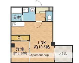 GARDENIA茨木【2階】の間取り