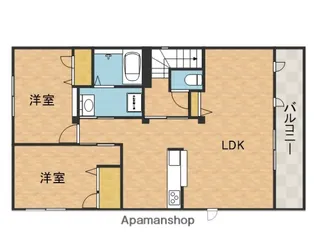 ダヴ・ガーデン緑ヶ丘【2階】の間取り