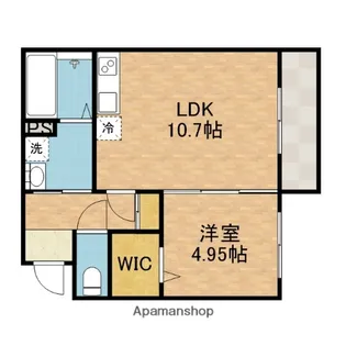 CEDAR・HALL・YAMADA・ONE【2階】の間取り