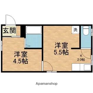チョコブラック【2階】の間取り