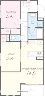 Casa Coco【2階】の間取り