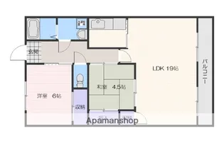 サイユウカン【3階】の間取り